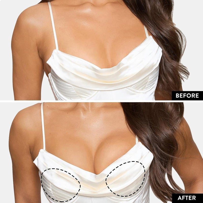 Tripsky Double-Sided Sticky Bra Inserts - Invisible Lift Adhesive Bra Pads - Deimi Push Up Pads - Reusable & Washable Breast Pads - Image 4